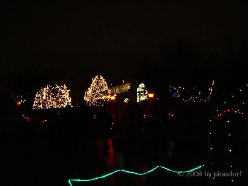 098 Toledo Zoo Light Show [2008 Dec 27].JPG - Scenes from the Toledo Zoo Light Show.